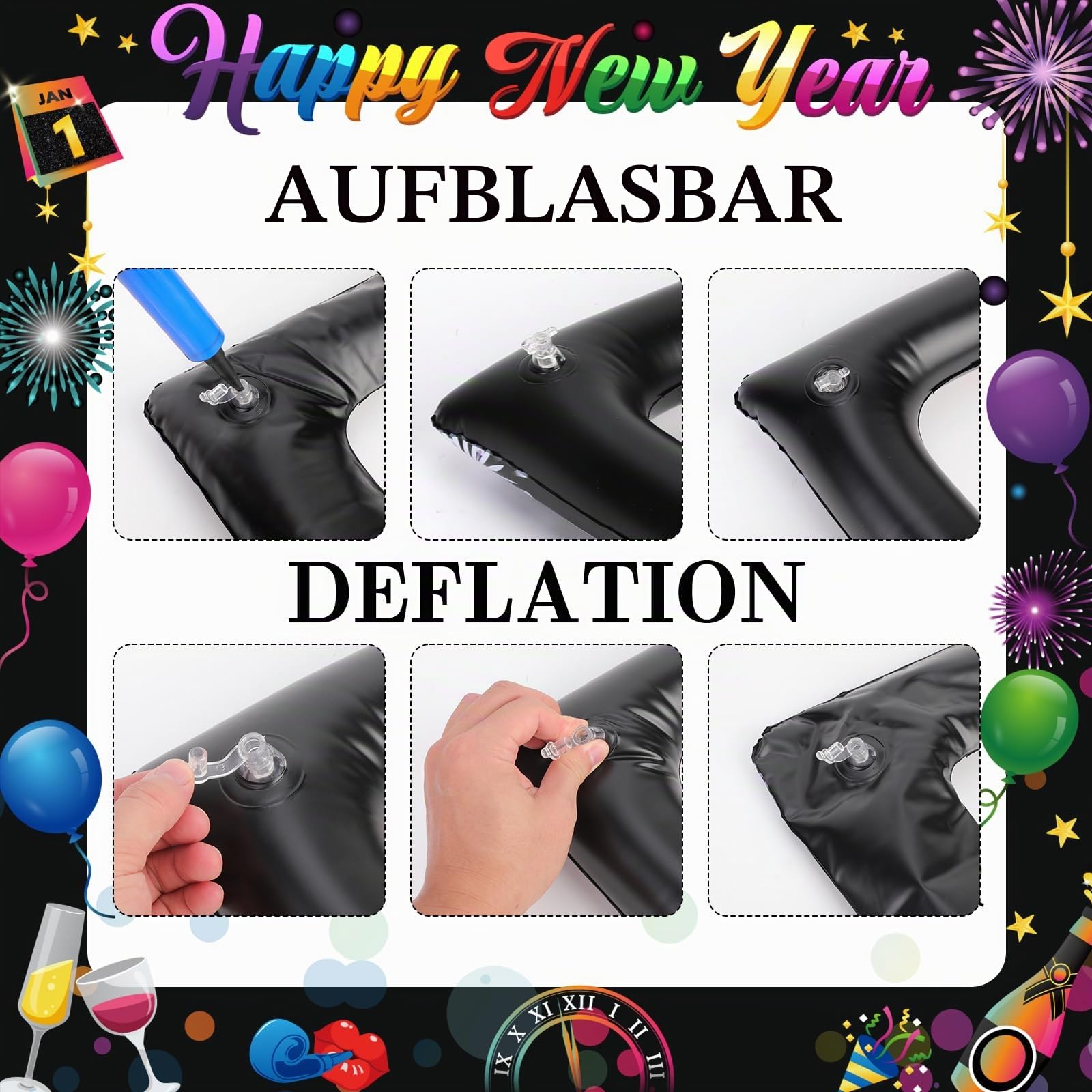 howaf-silvester-fotorahmen-aufblasbar-happy-new-year-75x65 image 3