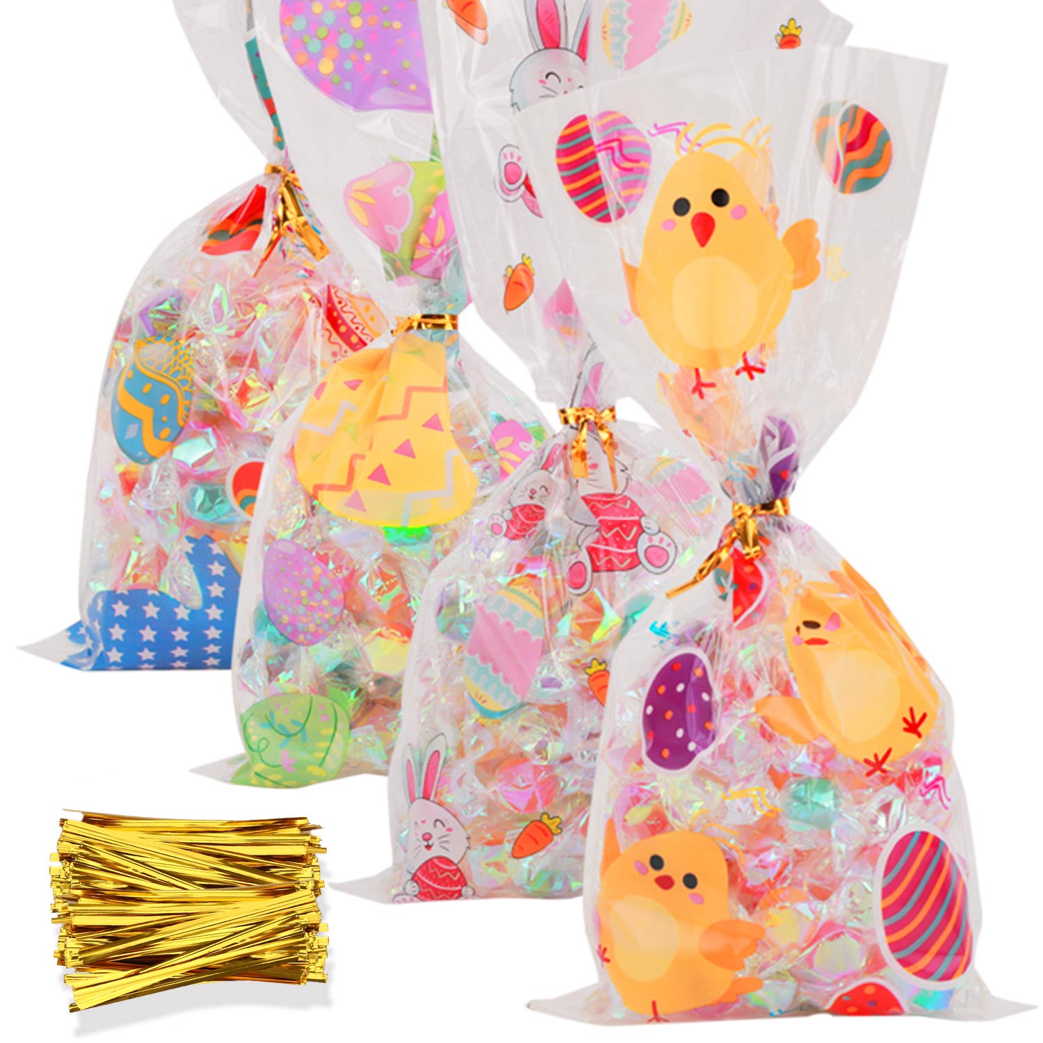 howaf-ostern-s-igkeiten-t-ten-cellophan-200-st-ck-4-motive image 2
