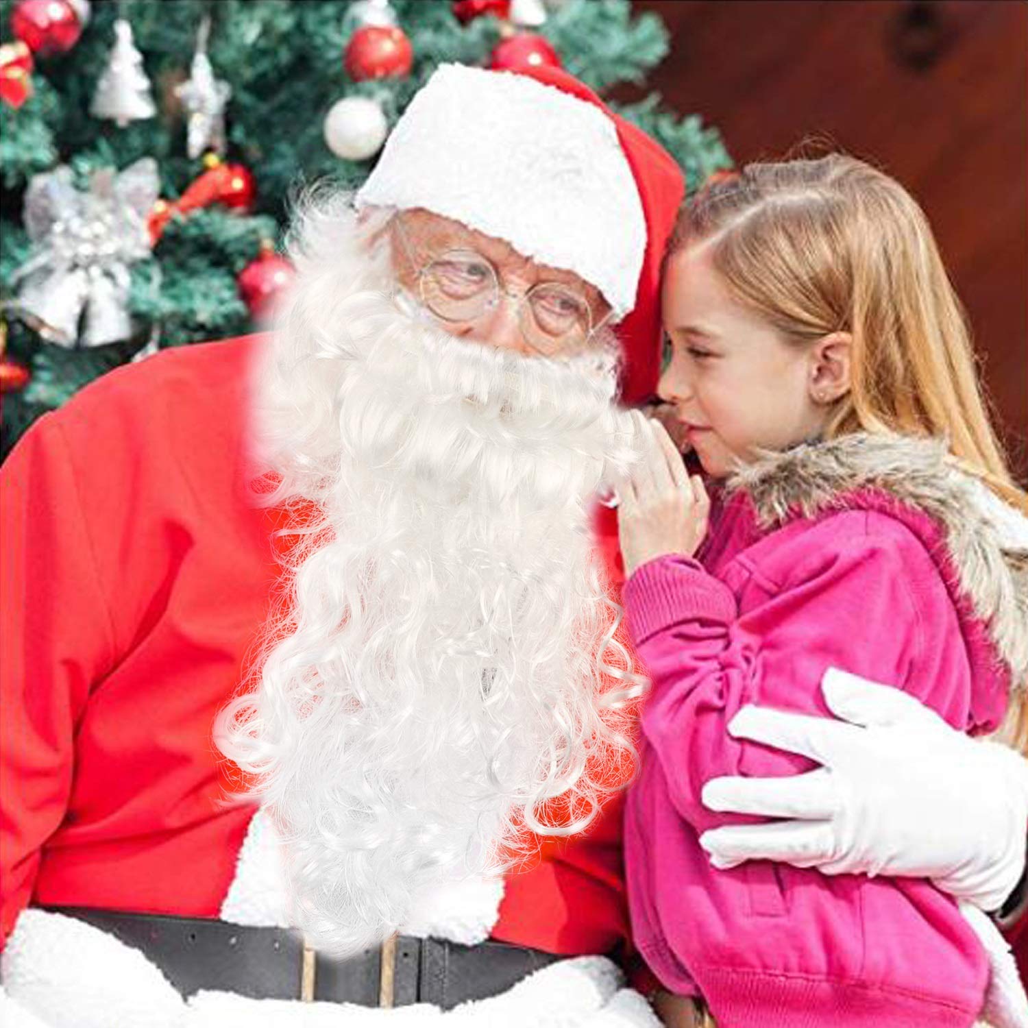 howaf-weihnachtsmann-per-cke-und-bart-set-mit-brille-wei image 7