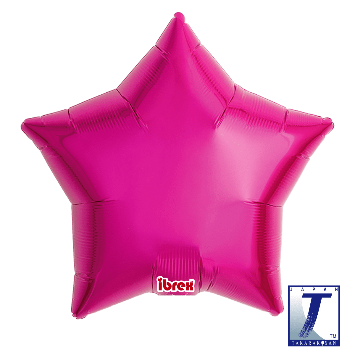 takara-ibrex-star-19-folienballon-metallic-magenta-stern image 1