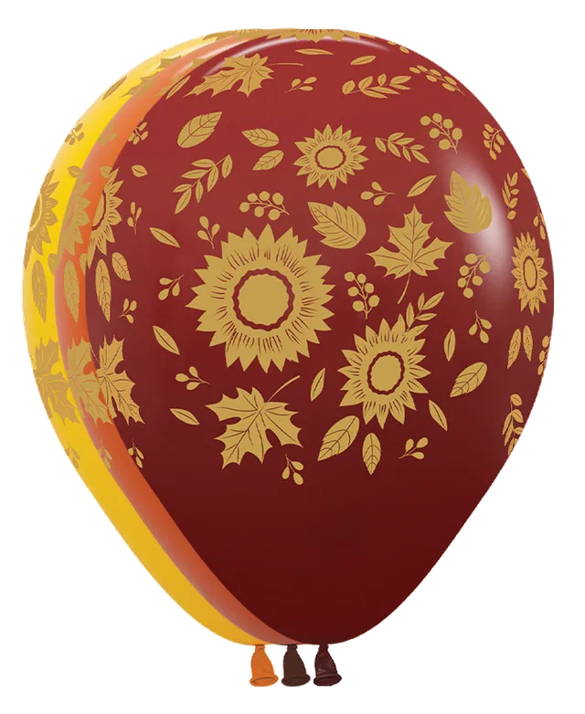 betallic-latex-balloons-harvest-sunflowers-luftballons-11zoll-50stk image 1
