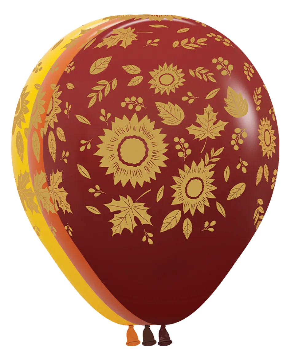 betallic-latex-balloons-harvest-sunflowers-luftballons-11zoll-50stk image 1