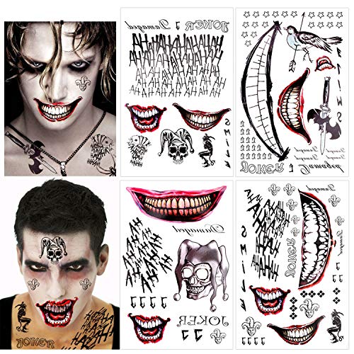 howaf-joker-tattoos-halloween-tempor-r-8-blatt image 7