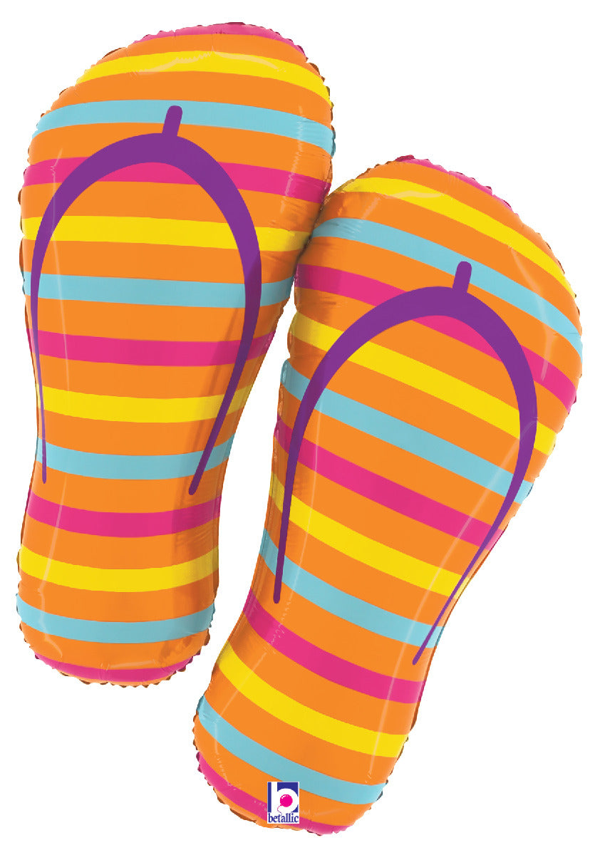 betallic-summer-flip-flops-folienballon-30-zoll-sommer image 1