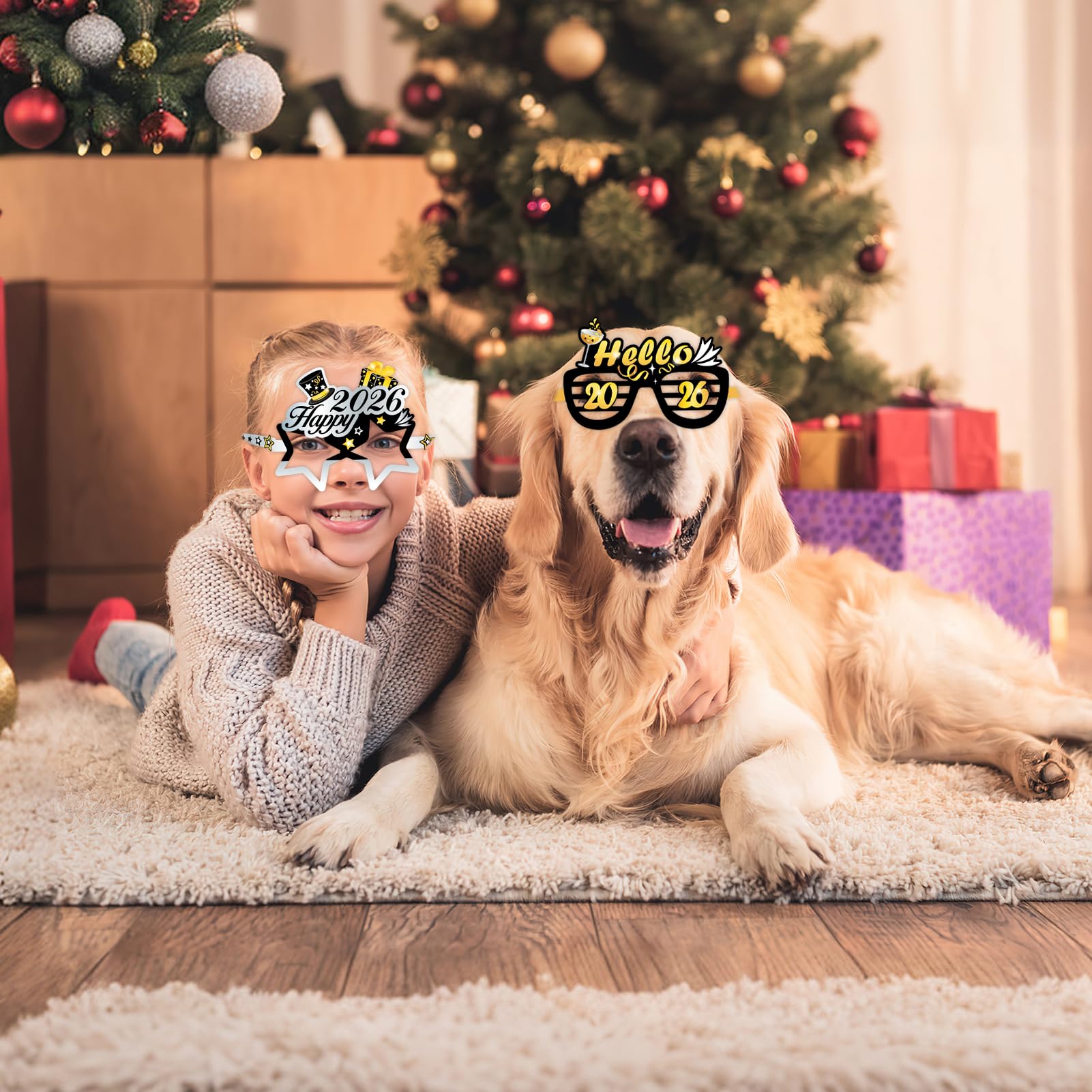 howaf-silvester-brille-2027-partybrille-12-st-ck-schwarz-gold image 7