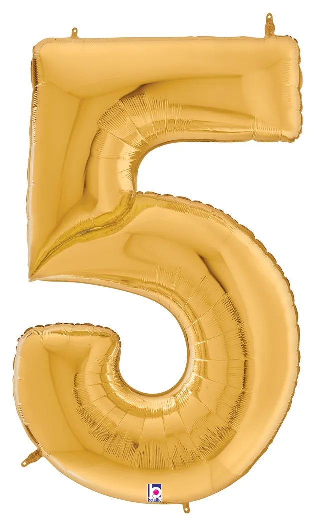 betallic-number-5-gold-gigaloon-folienballon-53 image 1