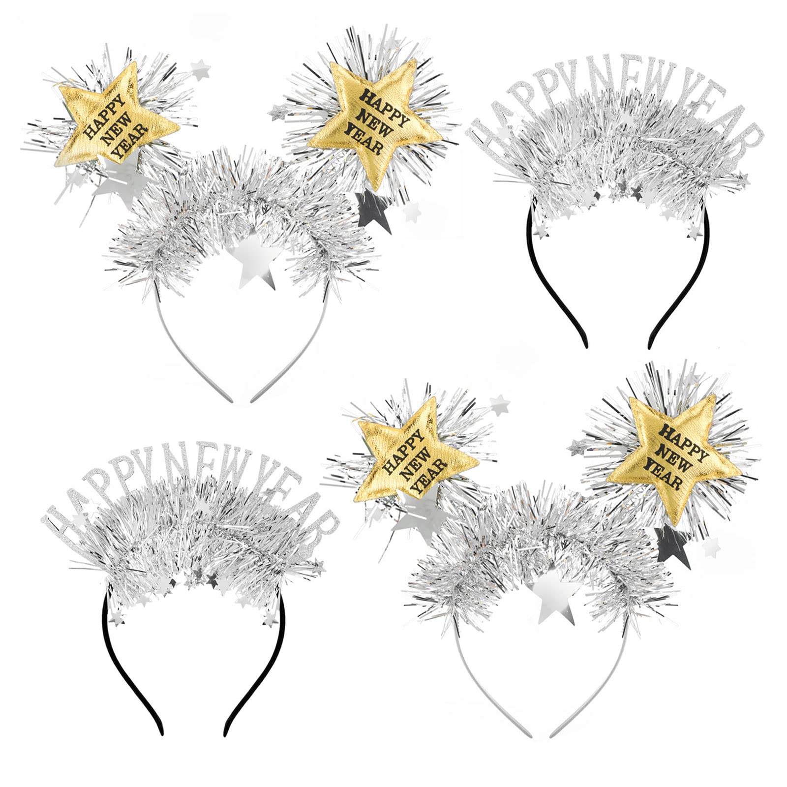howaf-silvester-haarreif-brille-set-4-tlg-schwarz-gold-2027 image 8
