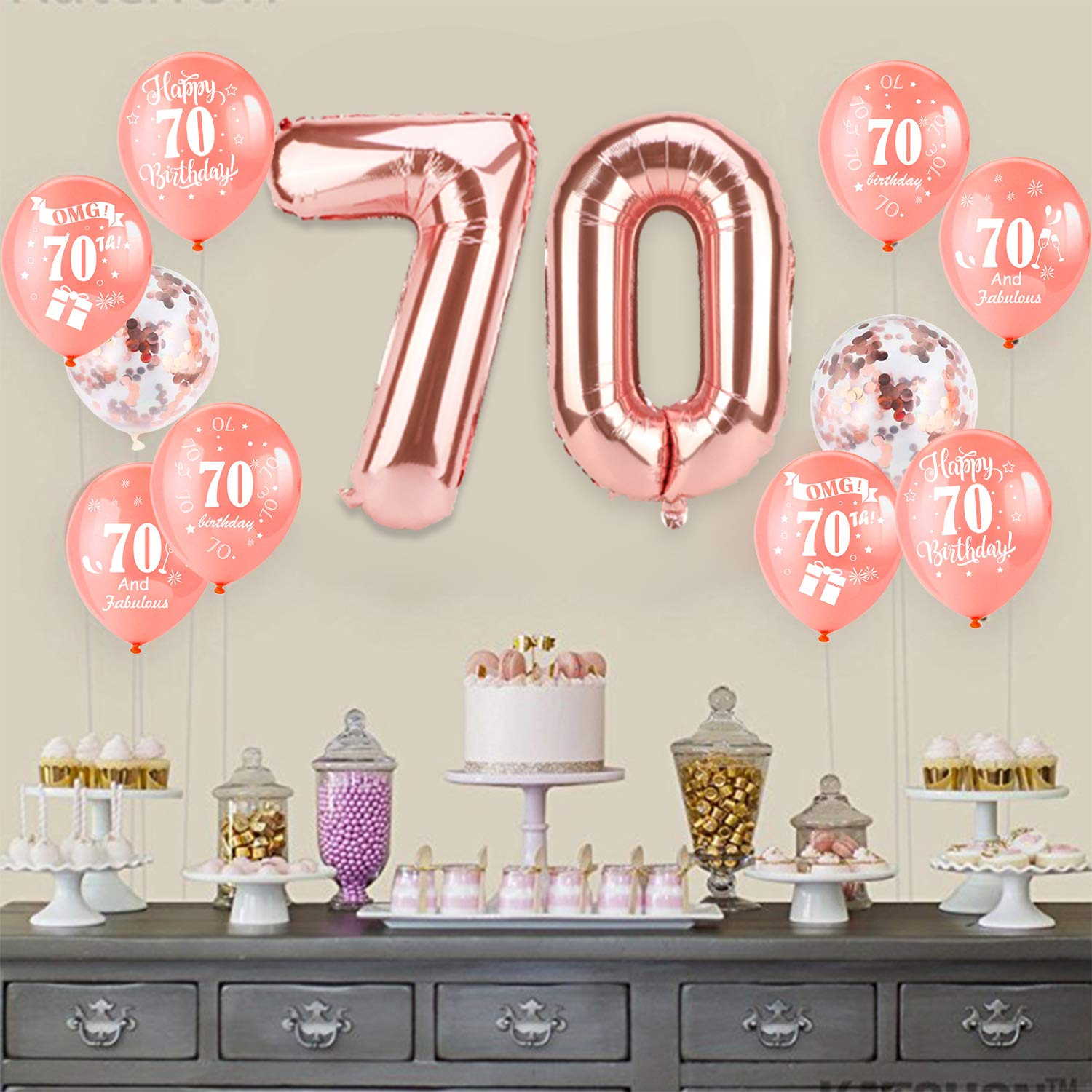 howaf-70-geburtstag-luftballons-set-ros-gold-30-teilig image 6