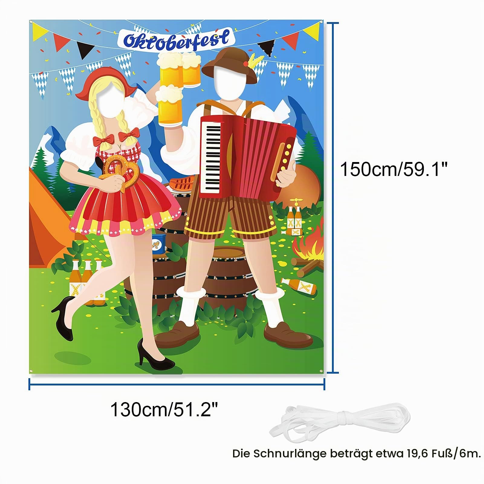 howaf-photo-booth-props-oktoberfest-banner-stoff-150x130-cm image 2