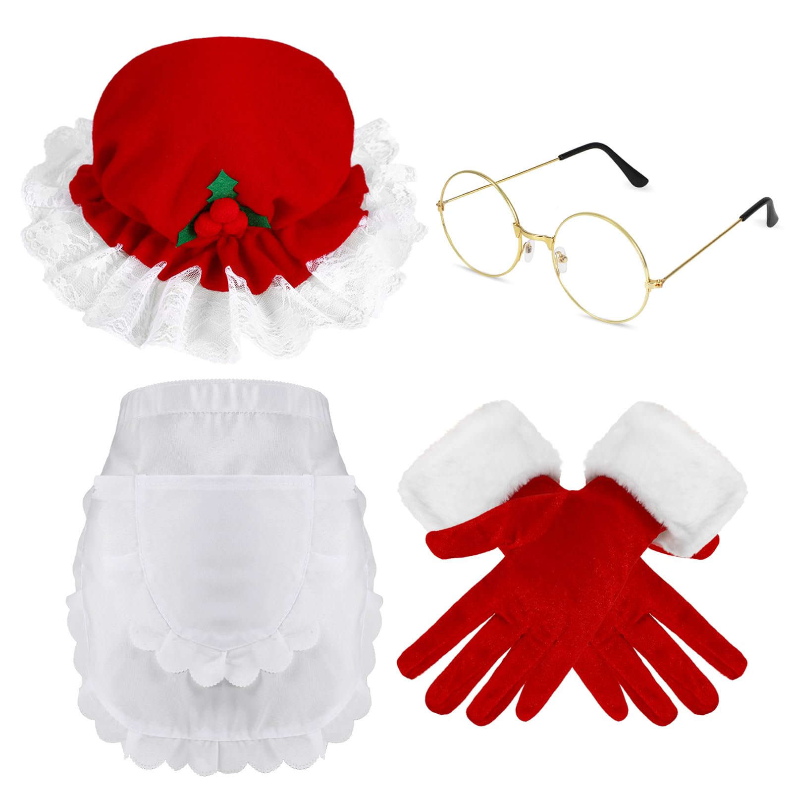 howaf-weihnachtsmann-kost-m-damen-set-4-tlg-mit-sch-rze image 1