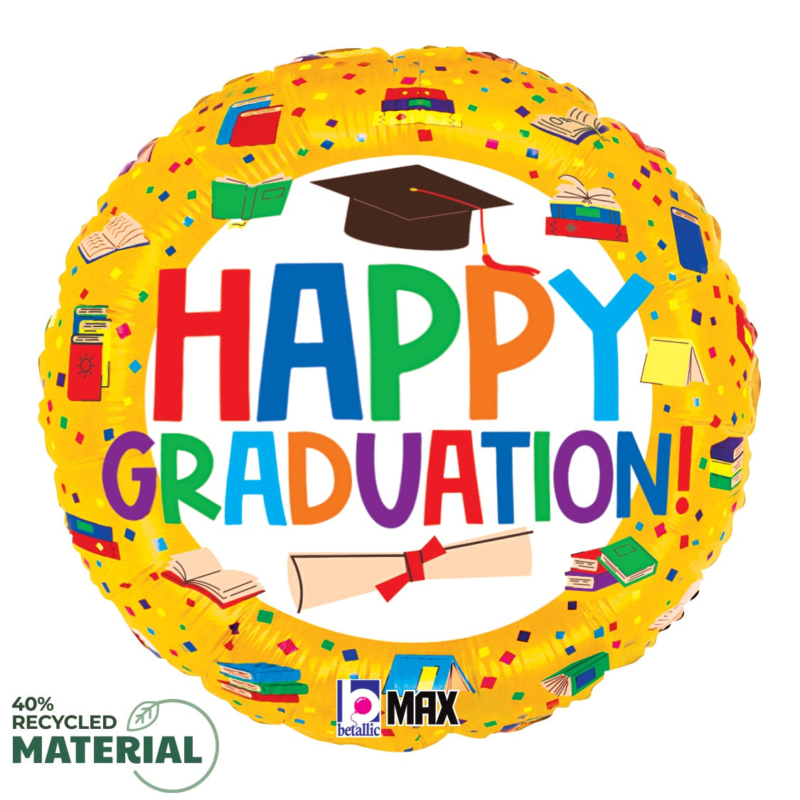 betallic-foil-balloons-happy-graduation-books-folienballon-18 image 1