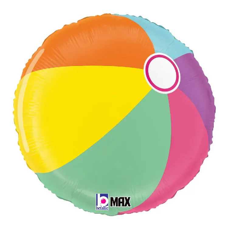 betallic-summer-beach-ball-folienballon-18-zoll-strand-sommer image 1