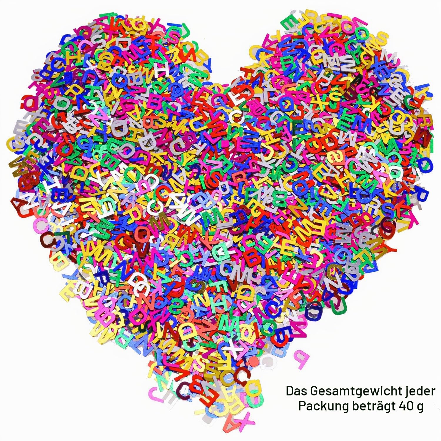 howaf-abc-buchstaben-konfetti-einschulung-40g-bunt-tischdeko image 2
