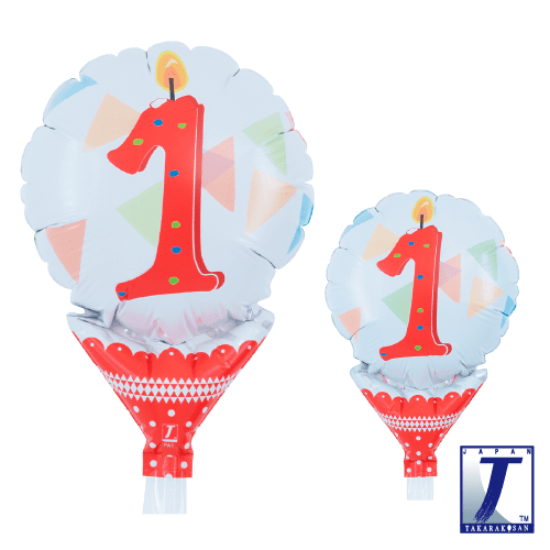takara-upright-round-5-zoll-ballon-party-pennant-no-1 image 1