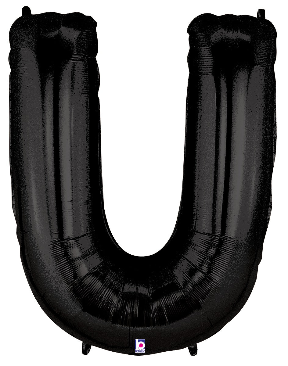 betallic-letter-u-black-buchstabenballon-34-schwarz image 1
