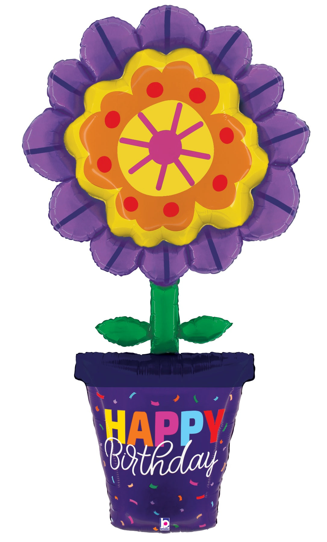 betallic-special-delivery-bold-bloom-folienballon-63-blumen image 1