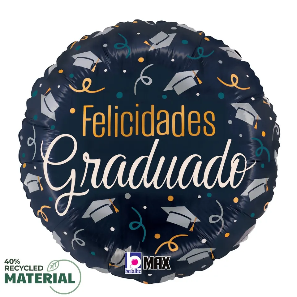 betallic-foil-balloons-felicidades-graduado-folienballon-18zoll image 1