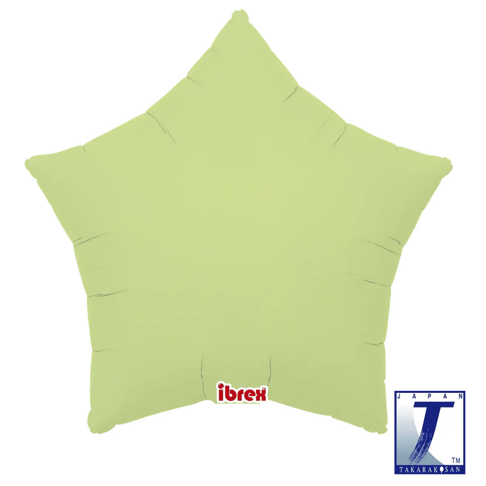 takara-ibrex-star-15-zoll-sternballon-pastel-green image 1