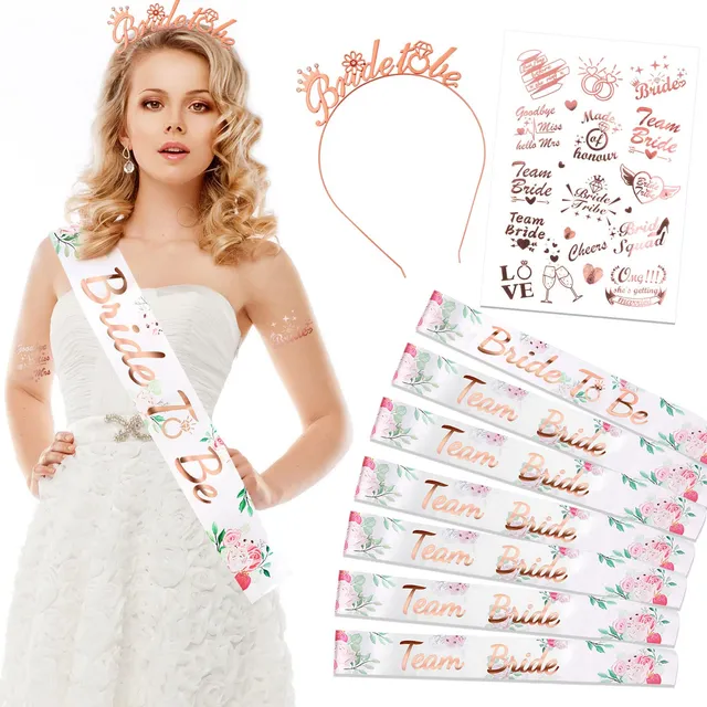 howaf-jga-deko-set-bride-to-be-sch-rpe-team-bride-9-stk image 1