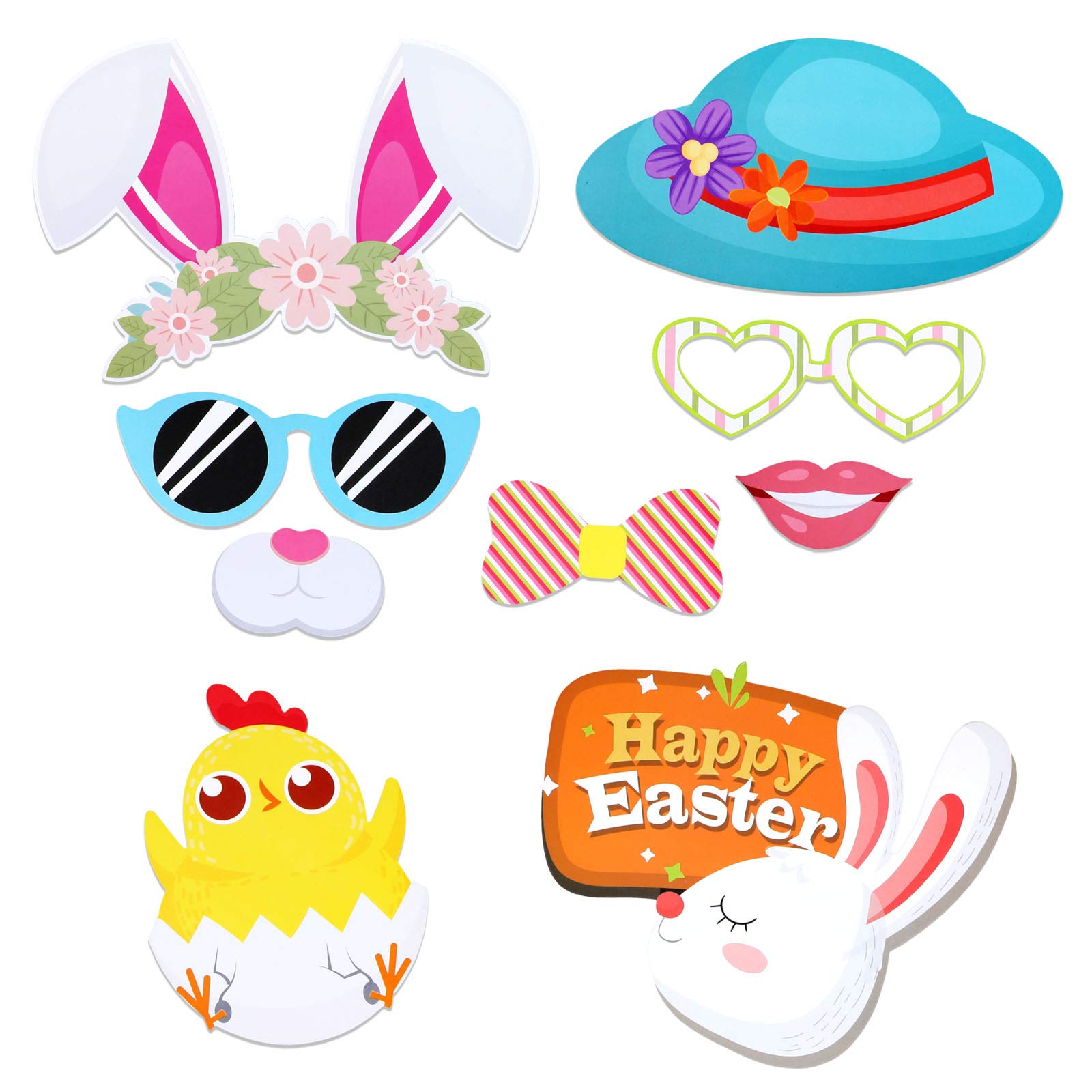 howaf-ostern-photo-booth-props-28-st-ck-foto-requisiten image 4