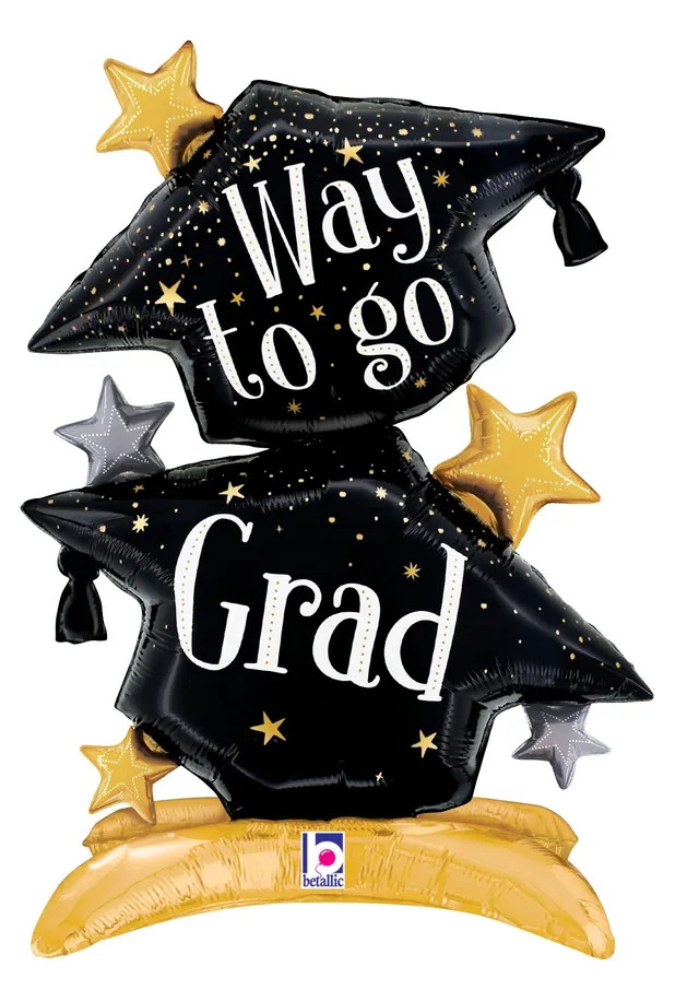 betallic-standups-grad-hats-folienballon-29-zoll-abschluss image 1