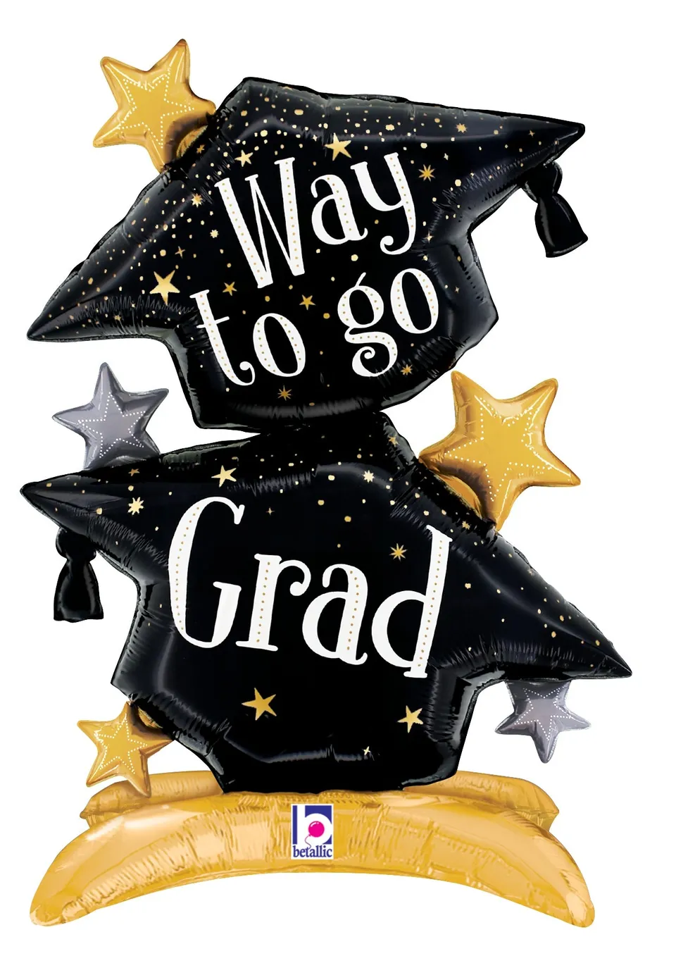 betallic-standups-grad-hats-folienballon-29-zoll-abschluss image 1