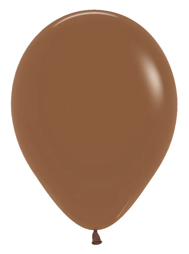 sempertex-deluxe-coffee-latexballon-11-zoll-braun-uni image 1