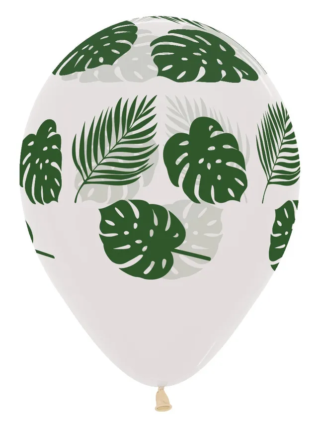 betallic-palm-fronds-latexballon-11-50-st-ck-klar image 1