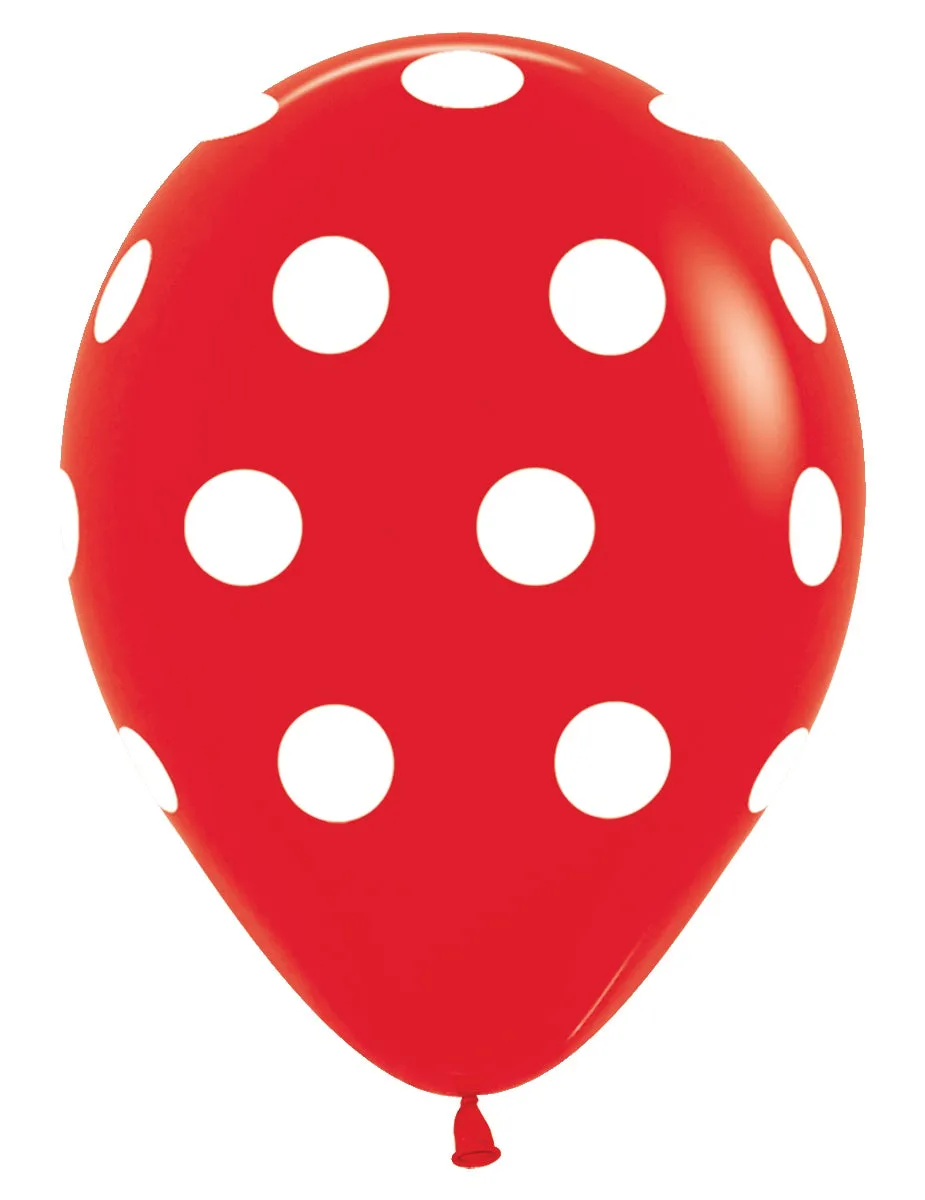 betallic-polka-dots-fashion-red-luftballons-11-50-st-ck image 1