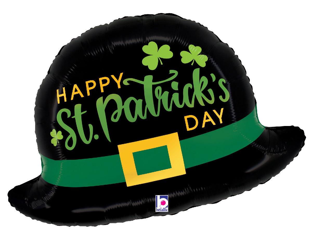 betallic-st-pat-s-leprechaun-hat-folienballon-26-gr-n image 1