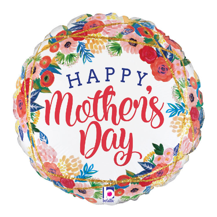 betallic-mother-s-day-floral-geo-folienballon-9-blumen image 1