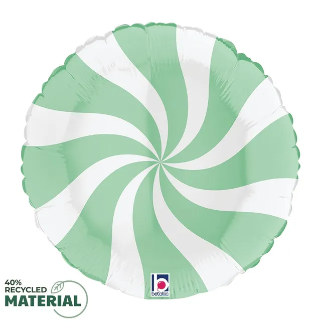 betallic-swirly-white-matte-green-folienballon-18-zoll image 1