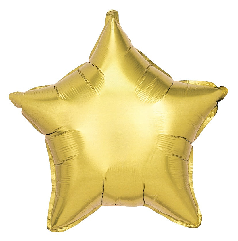 betallic-stern-folienballon-gold-19-einfarbig-flach image 1