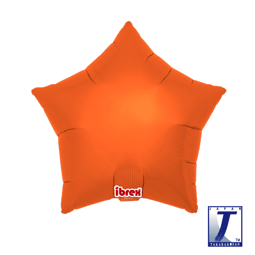 takara-ibrex-star-15-zoll-folienballon-metallic-orange image 1