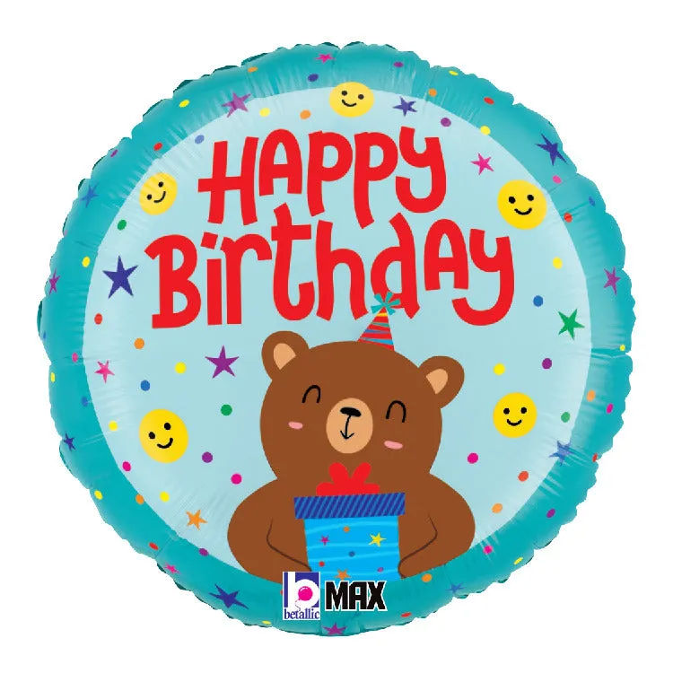 betallic-birthday-smiley-bear-folienballon-18-teddy image 1
