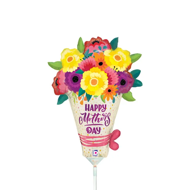 betallic-satin-mother-s-day-bouquet-folienballon-14-zoll-muttertag image 1