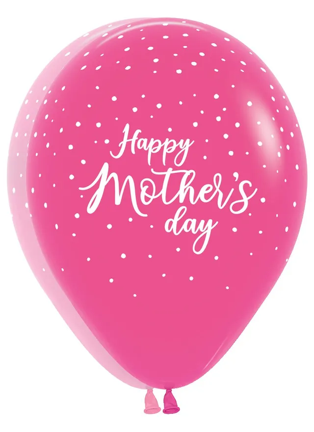 betallic-latex-mother-s-day-dots-luftballons-11-zoll-50-st-ck-pink image 1