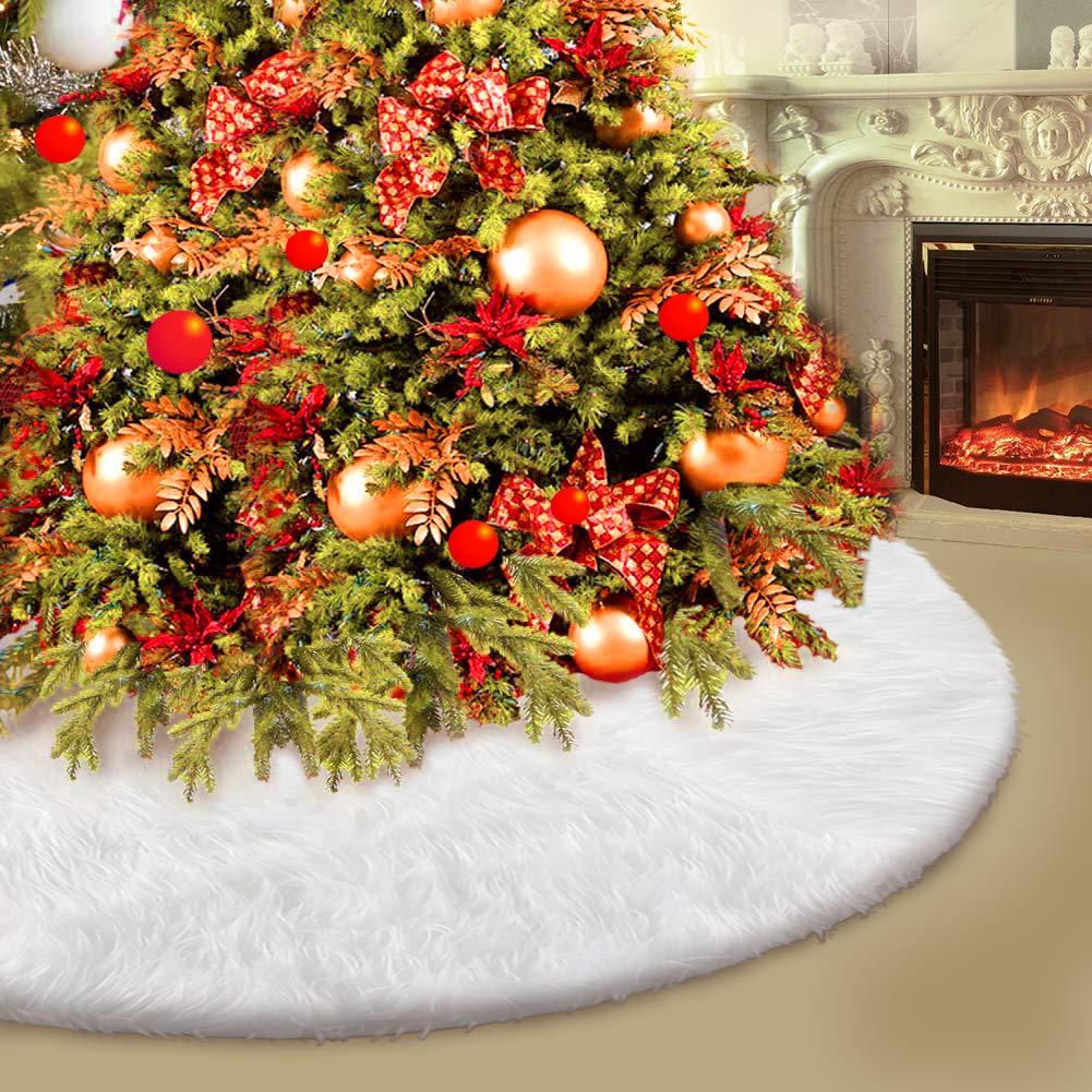 howaf-weihnachtsbaumrock-wei-schneeflocke-78-cm-pl-sch image 5