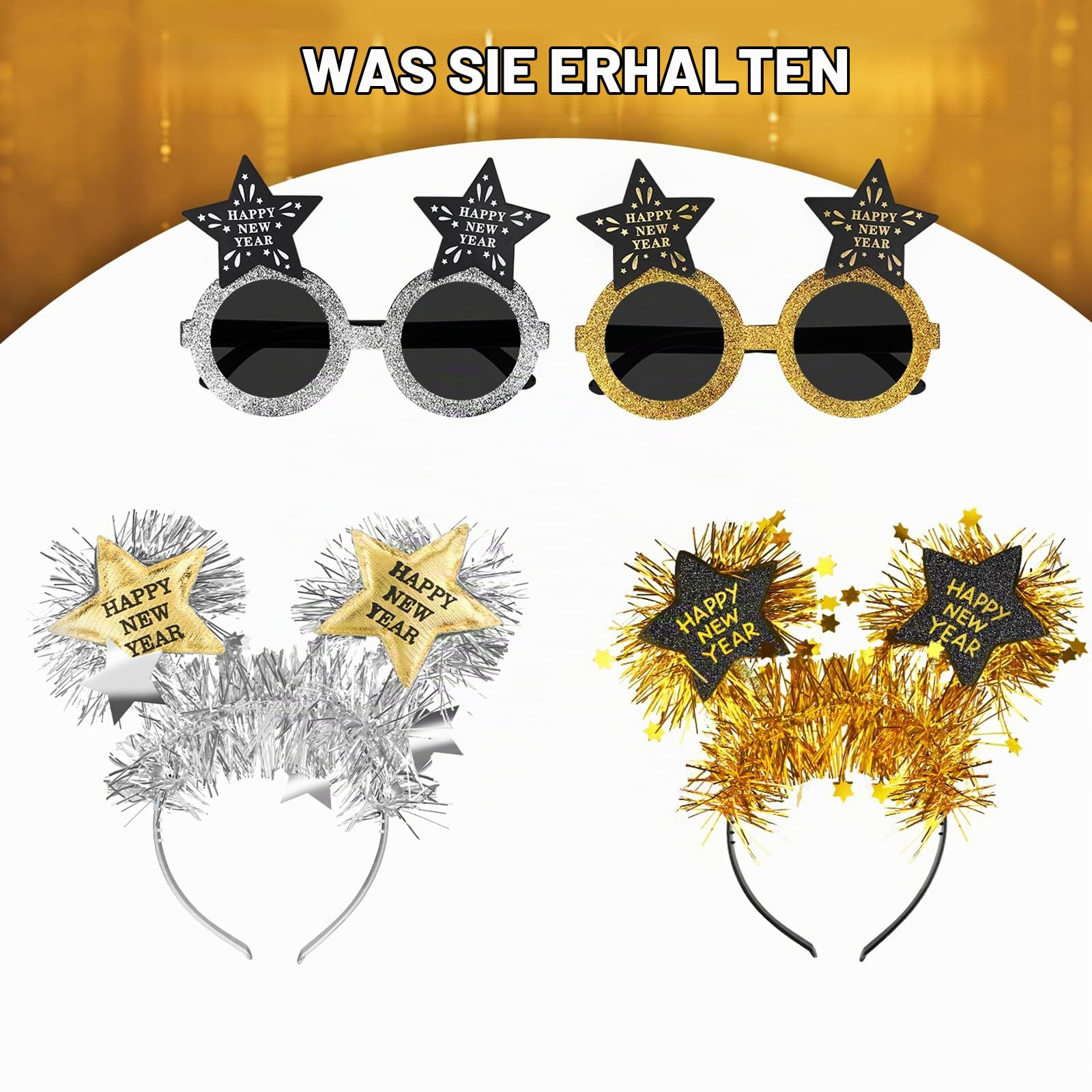 howaf-silvester-haarreif-brille-set-4-tlg-schwarz-gold-2027 image 3