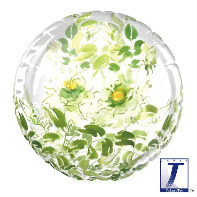 takara-bubble-t-balloon-folienballon-clear-white-rose image 1