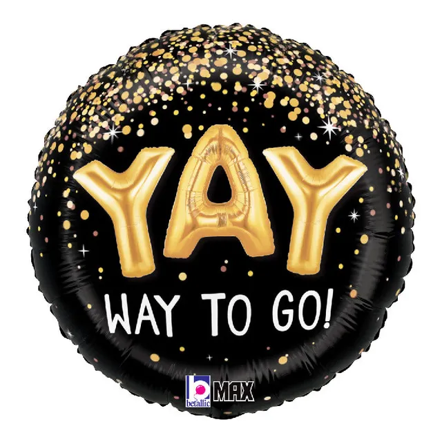 betallic-yay-way-to-go-folienballon-abschluss-46-cm image 1