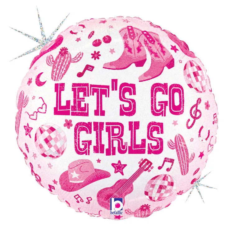 betallic-disco-cowgirl-birthday-folienballon-18-glitter image 1