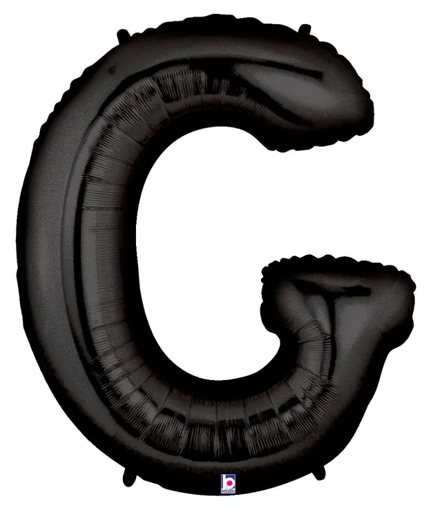 betallic-letter-g-black-buchstabenballon-34-zoll image 1