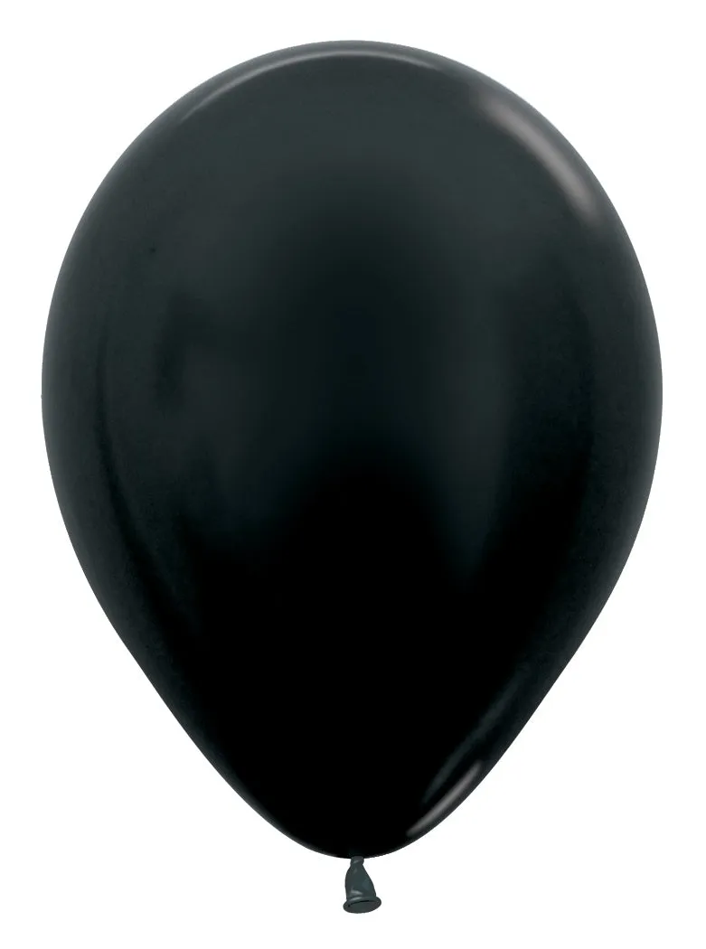betallic-metallic-black-latexballon-11-schwarz-25-st-ck image 1