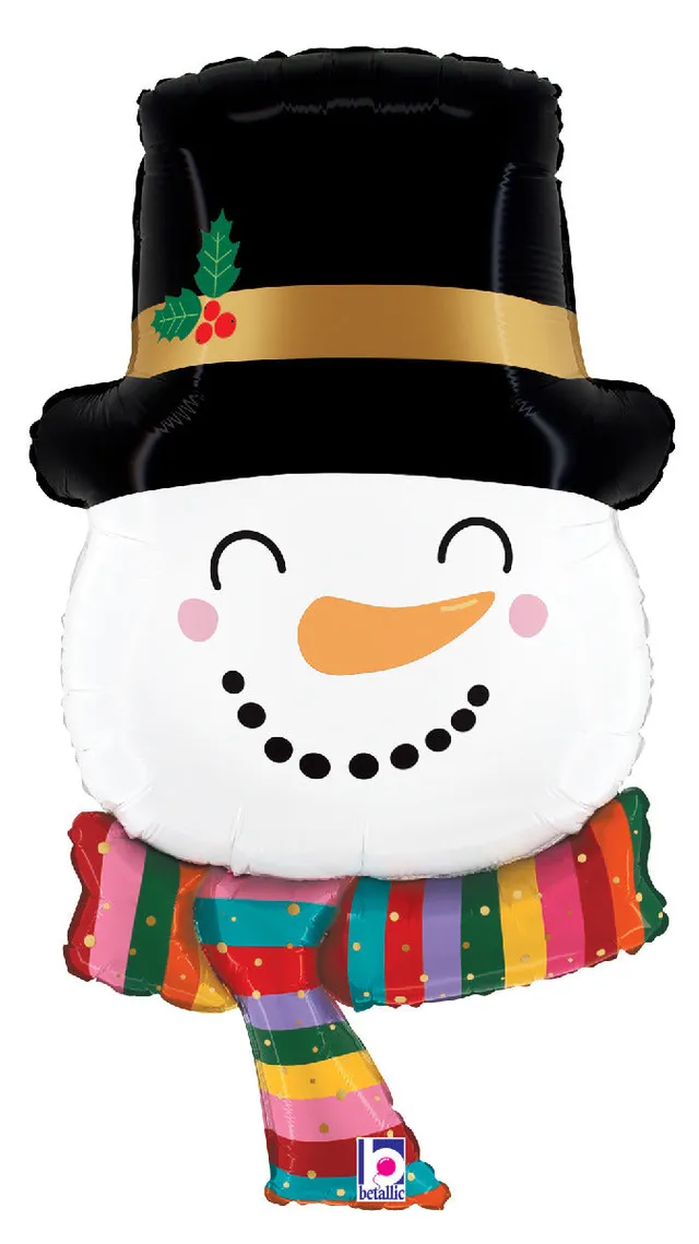 betallic-joyful-snowman-folienballon-27-zoll-weihnachten image 1