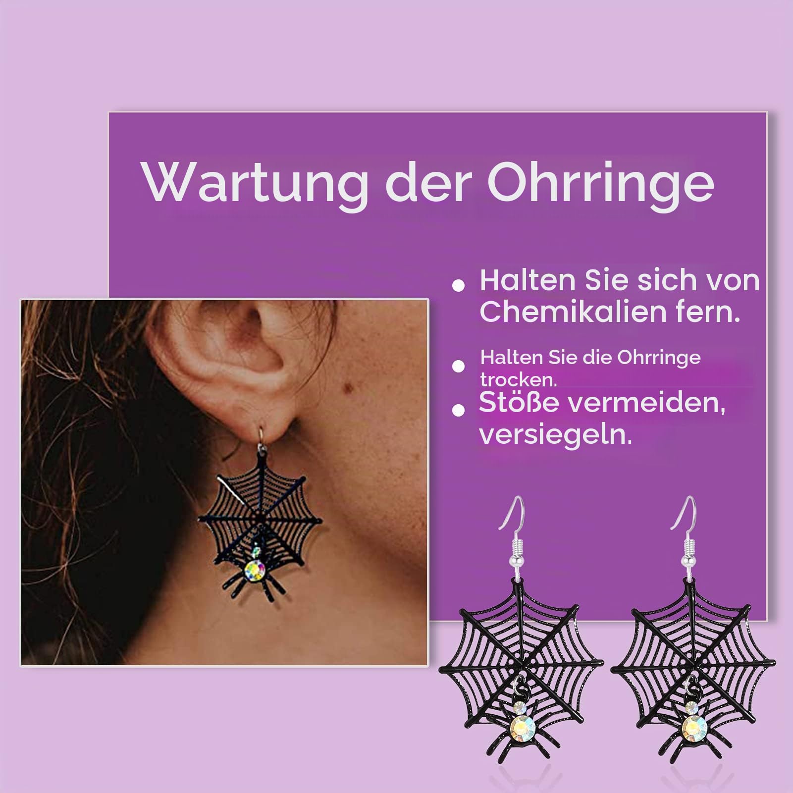 howaf-halloween-ohrringe-set-8-paare-h-ngeohrringe image 3