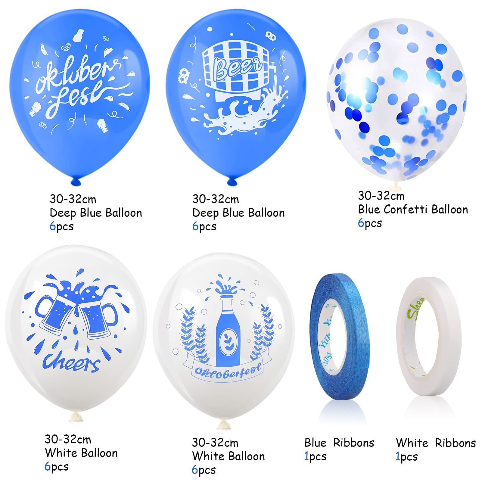 howaf-oktoberfest-luftballons-wei-blau-30-st-ck-latex image 3