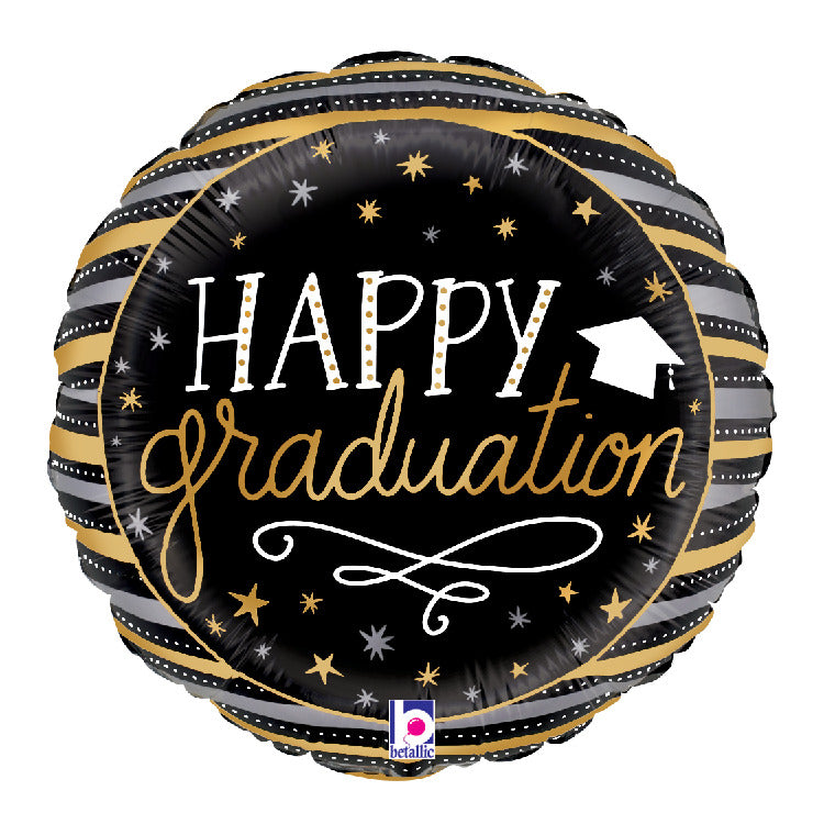betallic-satin-metallic-graduation-stripes-folienballon-abschluss image 1