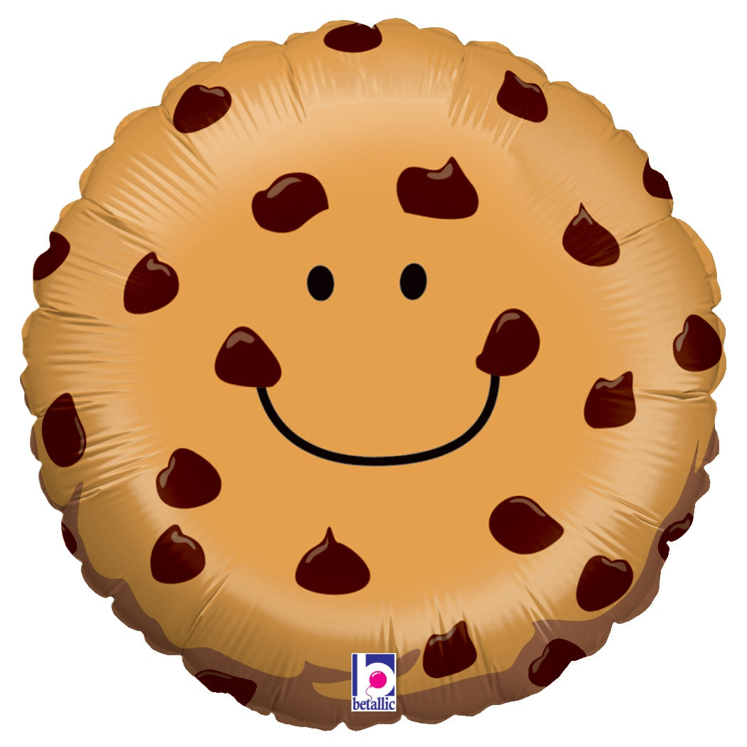 betallic-chocolate-chip-cookie-folienballon-21-zoll-flach image 1