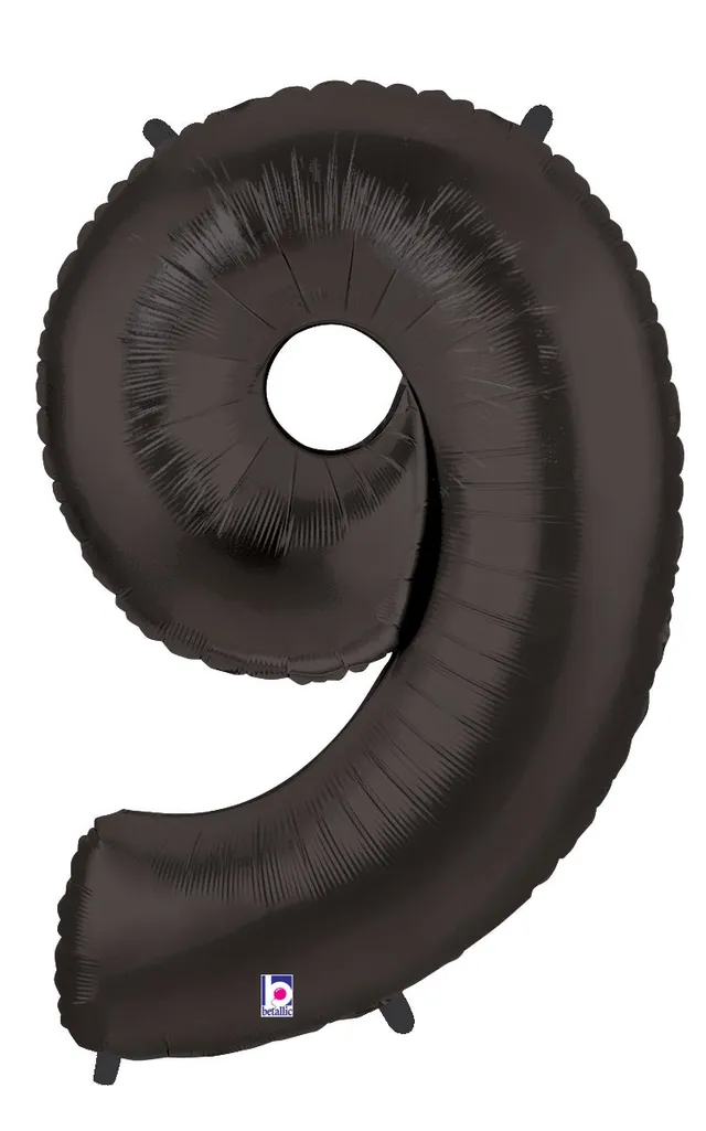 betallic-number-9-black-folienballon-34-zahl-holografisch image 1